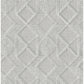 Moki Grey Lattice Geometric Wallpaper