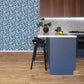 Loretto Blue Citrus Wallpaper