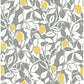 Loretto Grey Citrus Wallpaper