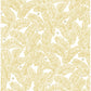 Athina Yellow Fern Wallpaper