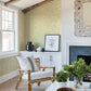 Athina Yellow Fern Wallpaper