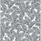 Athina Grey Fern Wallpaper