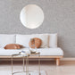 Periwinkle Grey Textured Floral Wallpaper
