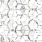 Augustine Black Distressed Geometric Wallpaper