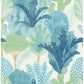 Ari Teal Desert Oasis Wallpaper