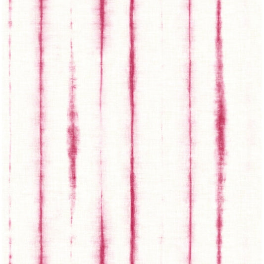 Orleans Pink Shibori Faux Linen Wallpaper