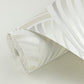 Cabarita White Art Deco Flocked Leaves Wallpaper