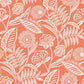 Alma Coral Tropical Floral Wallpaper