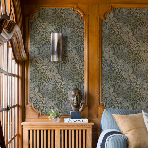 Sumner Brown Woodland Botanical Wallpaper