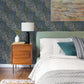 Sumner Navy Woodland Botanical Wallpaper