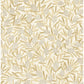 Zulma Gold Decorative Botanical Wallpaper