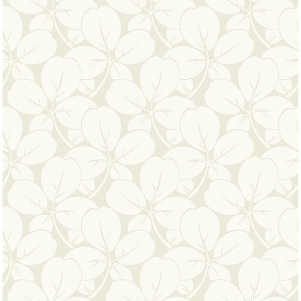 Robert Off White Clover Wallpaper