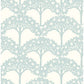 Dawson Turquoise Magnolia Tree Wallpaper