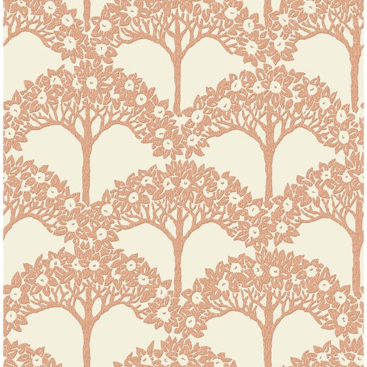 Dawson Rust Magnolia Tree Wallpaper