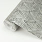 Wright Pewter Textured Triangle Wallpaper
