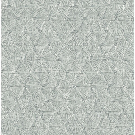 Wright Slate Textured Triangle Wallpaper