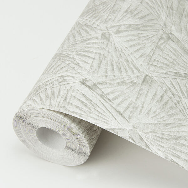 Wright Platinum Textured Triangle Wallpaper