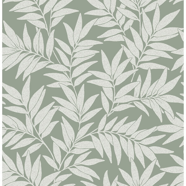 Morris Green Leaf Wallpaper