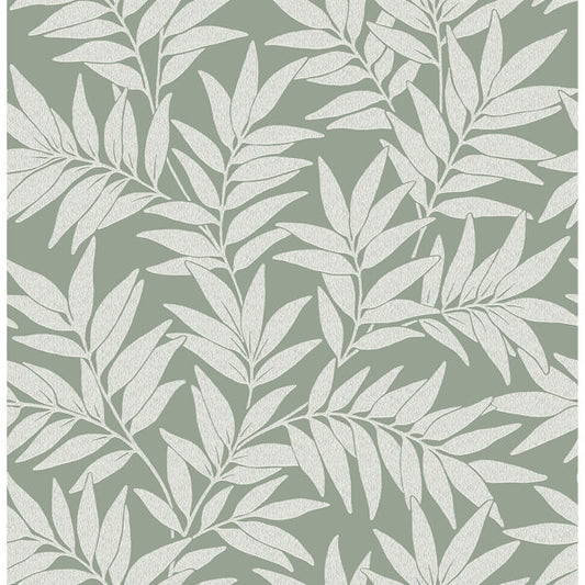 Morris Green Leaf Wallpaper