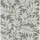 Morris Dark Grey Leaf Wallpaper
