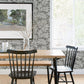Morris Dark Grey Leaf Wallpaper