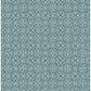 Larsson Teal Ogee Wallpaper