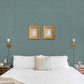 Larsson Teal Ogee Wallpaper