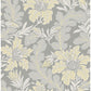 Butterfield Light Grey Floral Wallpaper