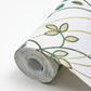 Dard Teal Tulip Ogee Wallpaper