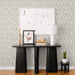 Mucha Off White Botanical Ogee Wallpaper