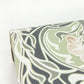 Mucha Dark Grey Botanical Ogee Wallpaper