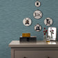 Benson Dark Blue Variegated Stripe Wallpaper