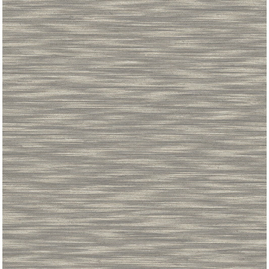 Benson Brown Variegated Stripe Wallpaper