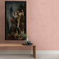 Ashbee Burgundy Tweed Wallpaper