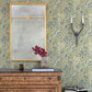 Voysey Green Floral Wallpaper