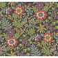 Voysey Brown Floral Wallpaper