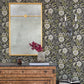 Voysey Black Floral Wallpaper