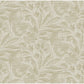 Lei Neutral Etched Leaves Wallpaper