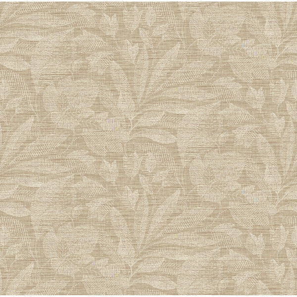 Lei Wheat Etched Leaves Wallpaper