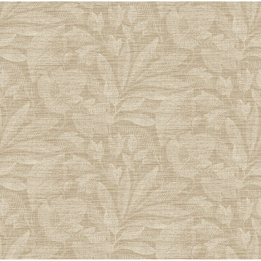 Lei Wheat Etched Leaves Wallpaper