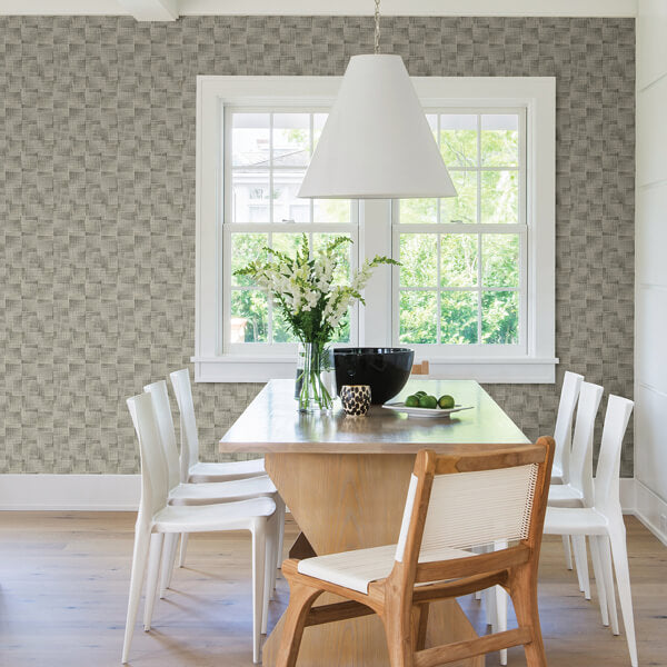 Ting Coffee Abstract Woven Wallpaper