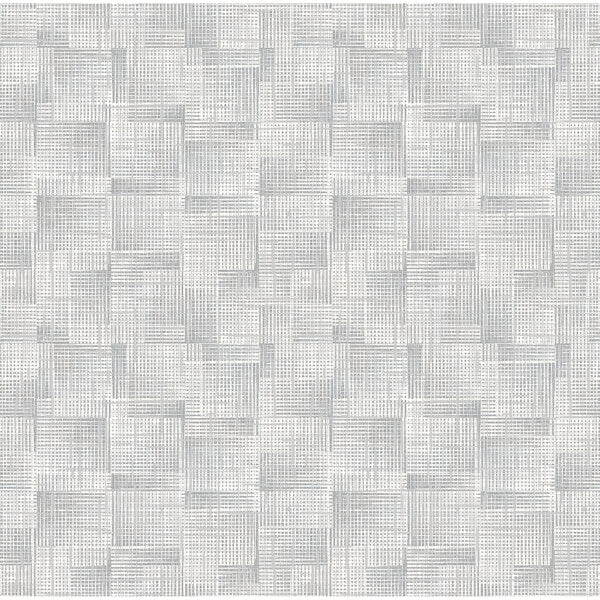 Ting Grey Abstract Woven Wallpaper