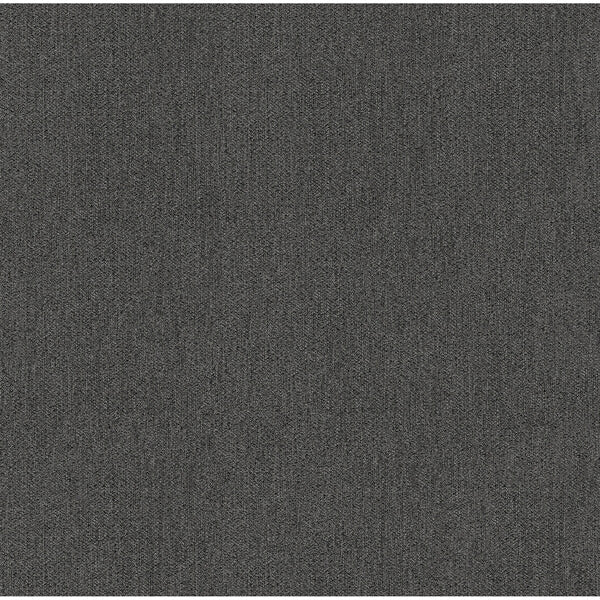 Sydney Charcoal Faux Linen Wallpaper