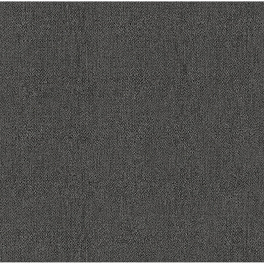 Sydney Charcoal Faux Linen Wallpaper