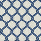 Payton Blue Hexagon Trellis Wallpaper