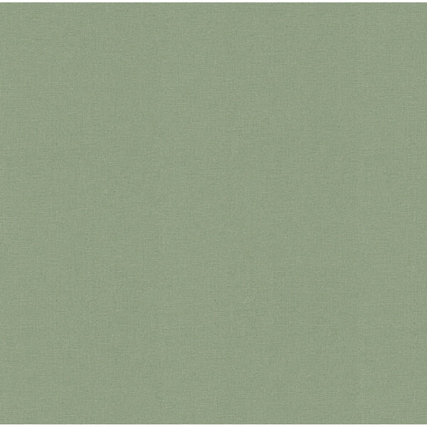 Meade Green Fine Weave Wallpaper
