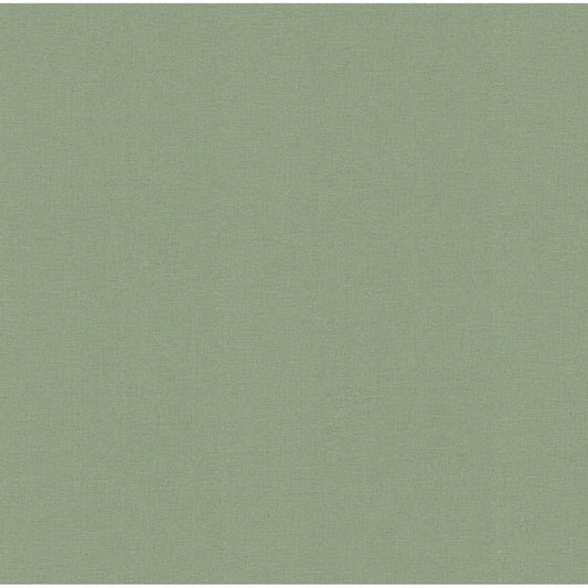 Meade Green Fine Weave Wallpaper