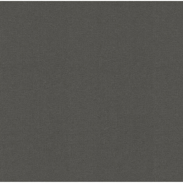 Meade Charcoal Fine Weave Wallpaper