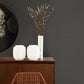 Meade Charcoal Fine Weave Wallpaper