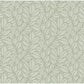 Coraline Green Leaf Wallpaper